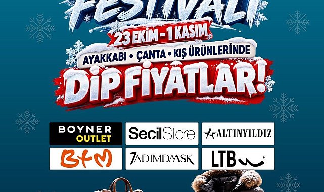 Kumsmall'da Kış Festivali başladı, indirimler koridorlara taştı