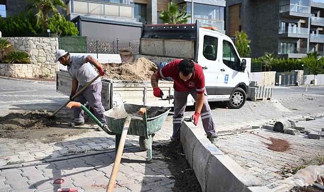 Kuşadası'nda 12 bin metrekarelik yol çalışması tamamlandı