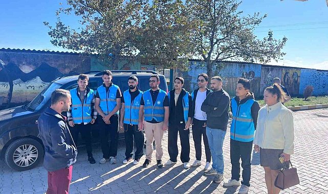 Kuşcenneti KYK öğrencilerinden sokak hayvanlarına destek