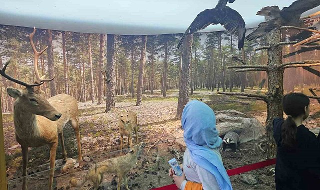 Kütahya Çamlıca Tabiat Parkı'nda öğrencilere doğa eğitimi