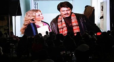 Kütahya'da açık hava sineması keyfi