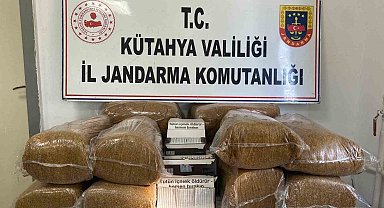 Kütahya'da jandarmadan kaçakçılık operasyonu