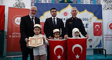 Kütahya'da minik öğrenciler Bed-i Besmele heyecanı yaşadı