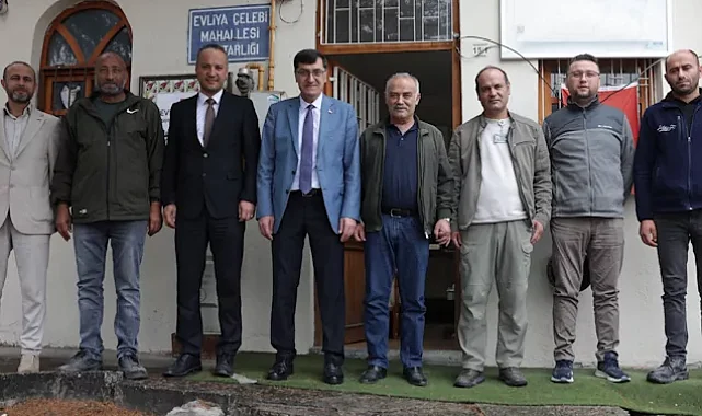 Kütahya'da Başkan Kahveci'den Evliya Çelebi Mahallesi'ne ziyaret