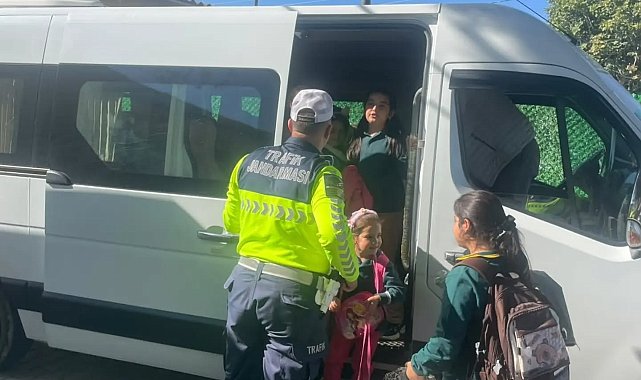 Kuyucak'ta öğrencilere trafik eğitimi verildi