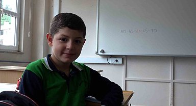 Lösemiyi yenen Egemen şimdi okullu oldu