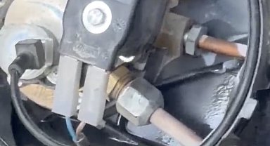 LPG sızıntısına aldırmadan yanan sigara ile dolaştı