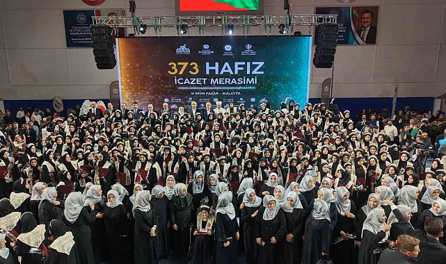 Malatya'da 373 hafız icazet aldı