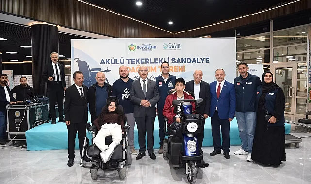 Malatya'da 80 akülü tekerlekli sandalye ihtiyaç sahiplerine teslim edildi