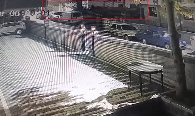 Maltepe'de 7 katlı binada meydana gelen çökme güvenlik kamerasında