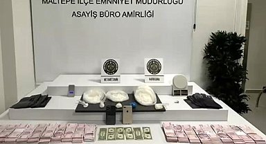 Maltepe'de zula evine operasyon: 2 kilo 150 gram uyuşturucu ele geçirildi