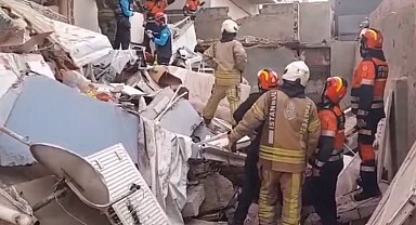 Maltepe'de 7 katlı binanın alt 3 katında çökme! Kurtarma çalışmaları sürüyor
