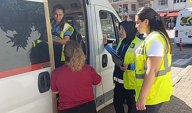 Manavgat'ta okul servislerine sıkı denetim
