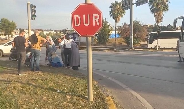 Manavgat'ta otel servisi ile motosiklet çarpıştı: 1 yaralı