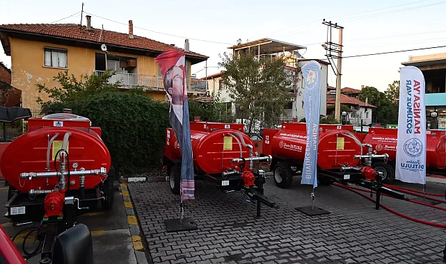 Manisa Büyükşehir'den Kula'ya 4 yeni su tankeri
