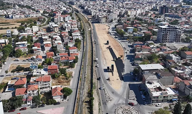 Manisa trafiğini rahatlatacak Cider Yolu'nda çalışmalar sürüyor