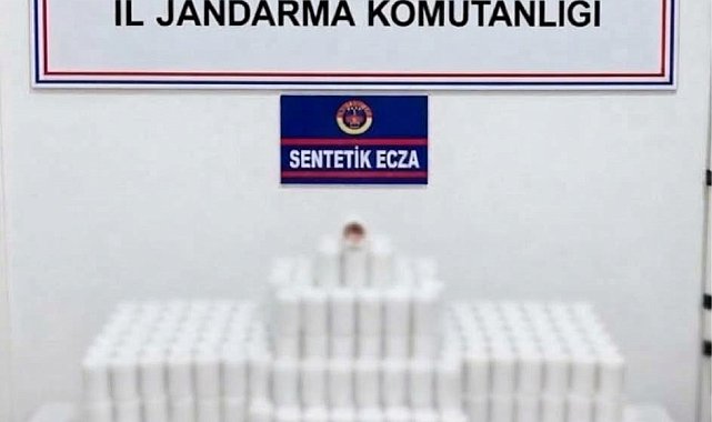 Manisa'da 42 bin 534 sentetik hap ele geçirildi