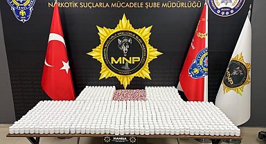 Manisa'da 57 bin uyuşturucu hap ele geçirildi