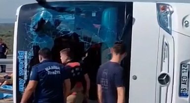 Manisa'da feci kaza! Bursa'dan hareket etmişlerdi... Çok sayıda ölü var!