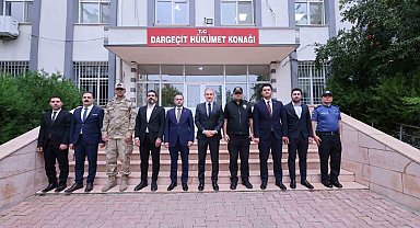Mardin Valisi Akkoyun, Dargeçit ilçesinde incelemelerde bulundu