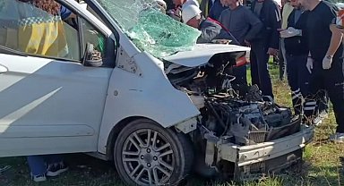Mardin'de hafif ticari araç ile minibüs çarpıştı: 4 yaralı