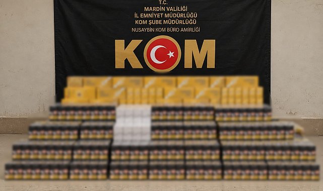 Mardin'de kaçak sigara operasyonu