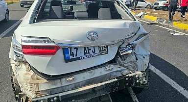 Mardin'de zincirleme trafik kazası: 5 yaralı