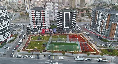 Melikgazi Belediyesi Fırat Yılmaz Çakıroğlu Parkı açıldı