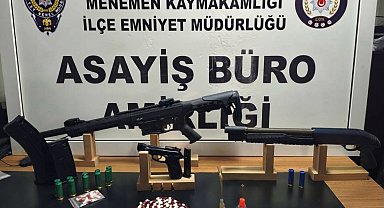 Menemen'de polis ve jandarmadan dev operasyon: 44 gözaltı