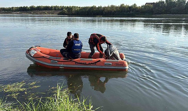 Meriç Nehri'nde botu alabora olan Iraklı ailenin kayıp son çocuğu için arama çalışmaları sürüyor