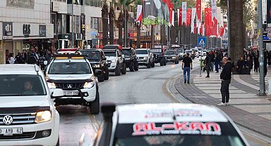 Merkezefendi'de offroad heyecanı kortej geçişi ile başladı