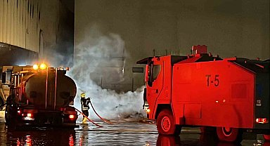 Mersin'de antrepoda çıkan yangın kontrol altına alındı