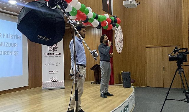 Mersin'de Gazze için anma programı düzenlendi