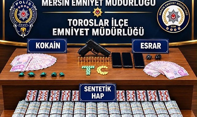 Mersin'de torbacı operasyonu: 4 tutuklama