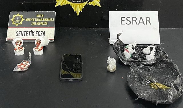 Mersin'de uyuşturucu operasyonu: 1 tutuklama
