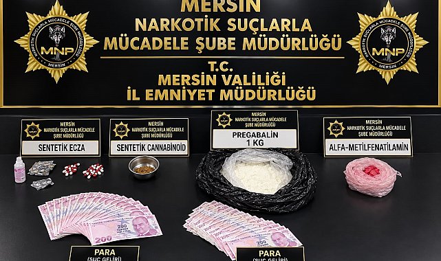 Mersin'de uyuşturucu operasyonu: 2 tutuklama