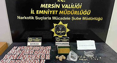 Mersin'de uyuşturucu operasyonunda 2 şüpheli tutuklandı