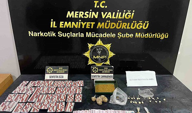 Mersin'de uyuşturucu operasyonunda 2 şüpheli tutuklandı