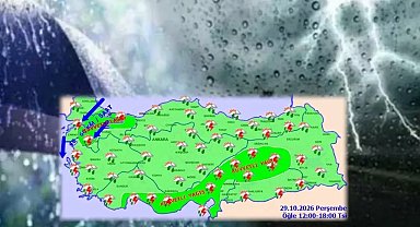 Meteoroloji'den peş peşe uyarılar! Şiddetli yağış ve kuvvetli rüzgar etkili olacak