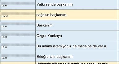 MHK soruşturmasında hakem görevlendirmelerine ilişkin dikkat çeken yazışma
