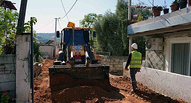 Milas Küçükdibekdere'de 5 bin 500 metrelik altyapı yatırımı