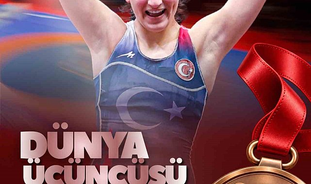 Milli güreşçi Elmira Yasin, dünya üçüncüsü oldu