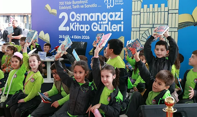 Minik okurlardan Osmangazi Kitap Günlerine yoğun ilgi