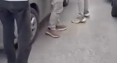 Mudanya'da servis şoförleri arasında kavga