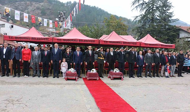 Mudurnu'da 29 Ekim Cumhuriyet Bayramı coşkuyla kutlandı