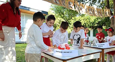 Muğla'da Cumhuriyet çocukların hayalleriyle renklendi