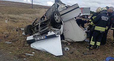 Muratlı - Tekirdağ yolunda feci kaza: 1 ölü, 3 yaralı