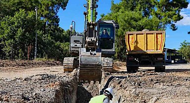 MUSKİ, Güllük'te su kesintilerini önlemek için hatları yeniliyor