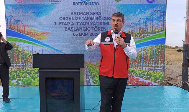 Nasıroğlu: ''Batman'ın tarım ve ihracat kapasitesini büyüteceğiz"