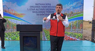 Nasıroğlu: ''Batman'ın tarım ve ihracat kapasitesini büyüteceğiz"